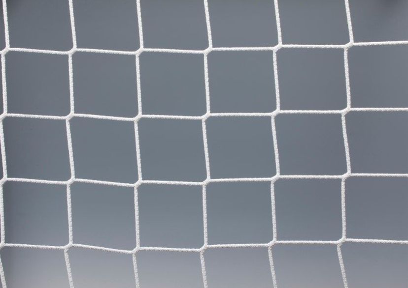 Filets de buts de foot à 11 en PPhr Ø3.5 mm, mailles hexagonales -  2.00/2.00 m