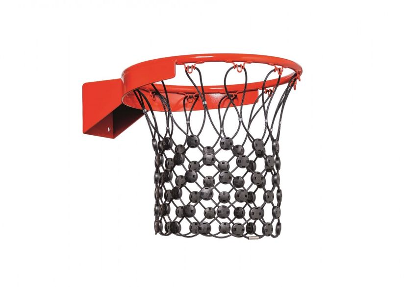 Filet de basket anti-vandalisme en PES tressé noir