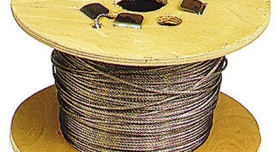 Pack de 2 câbles de remplacement en acier de 3m50 pour corde à