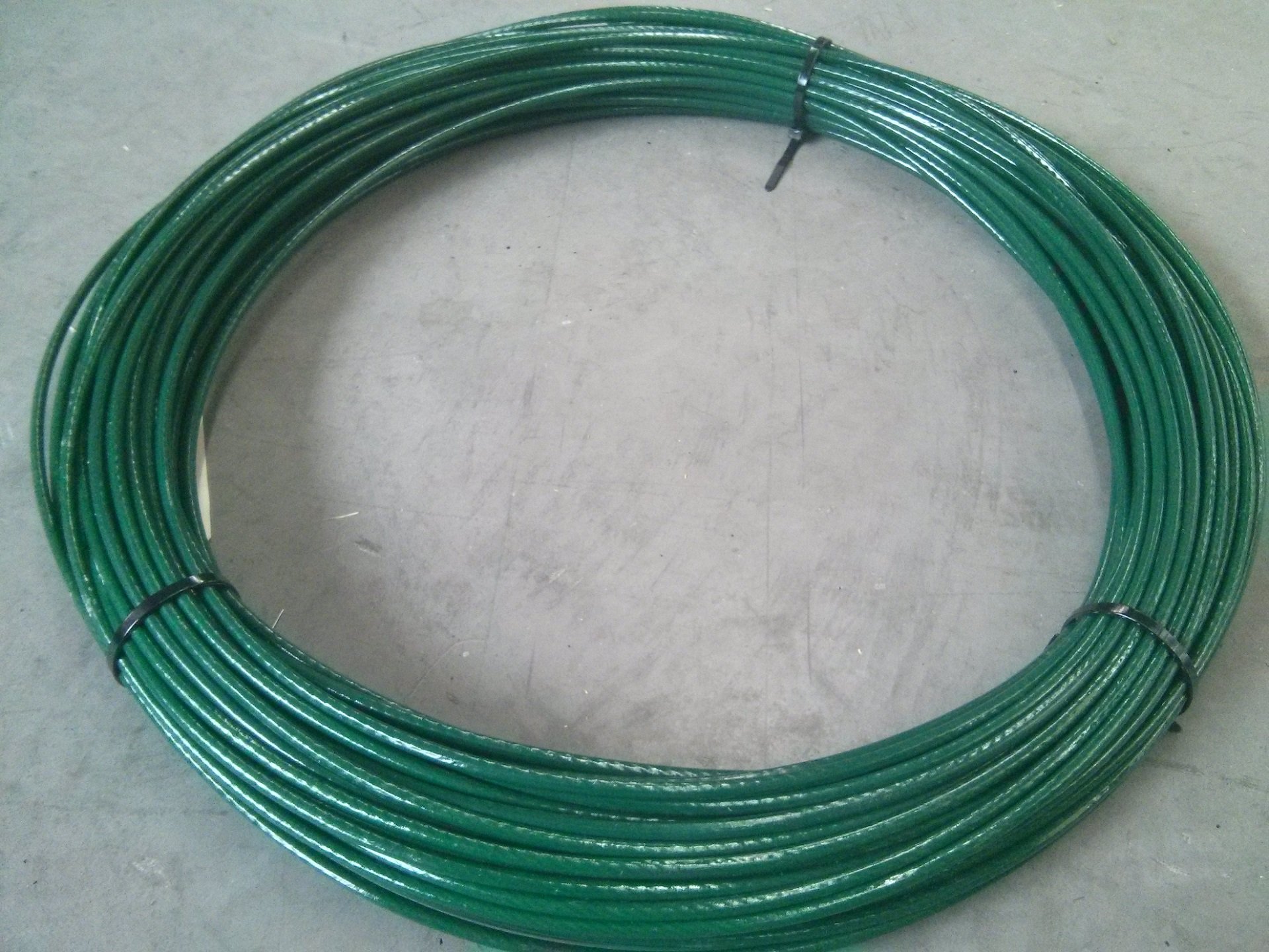 Câble acier PVC pour filet de sécurité - Ø 14 mm gaine incluse